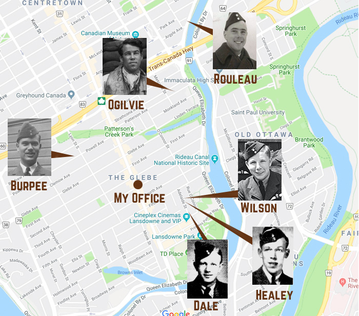 The Hero Around the Corner - A Dambusters Pilot Remembered 22 Map2