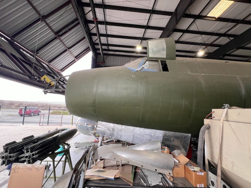 Martin Marauder at French Valley Airport Bound for Pima 20 Martin B 26 Marauder restoration Pima Air and Space 7725