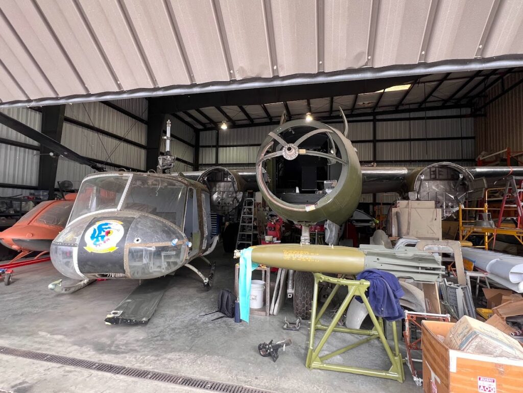 Martin Marauder at French Valley Airport Bound for Pima 21 Martin B 26 Marauder restoration Pima Air and Space 7729