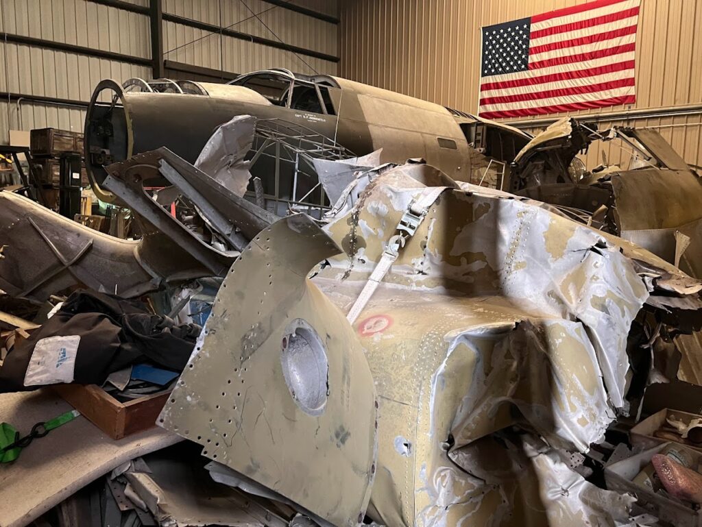 Martin Marauder at French Valley Airport Bound for Pima 10 Martin B 26 Marauder restoration Pima Air and Space 7742