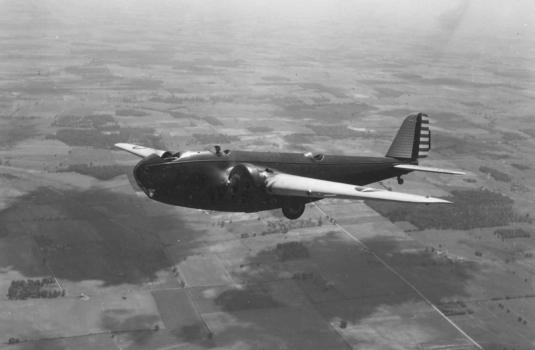 Today in Aviation History: First Flight of the Martin B-10 12 Martin XB 907 in flight