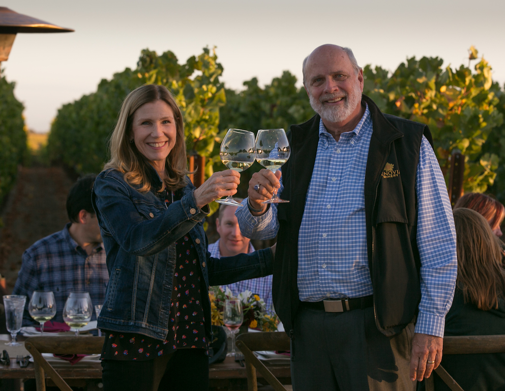 Benovia Winery To Support The D-Day Squadron With Special Pinot Noir 11 Mary Dewane Joe Anderson co founders Benovia copy