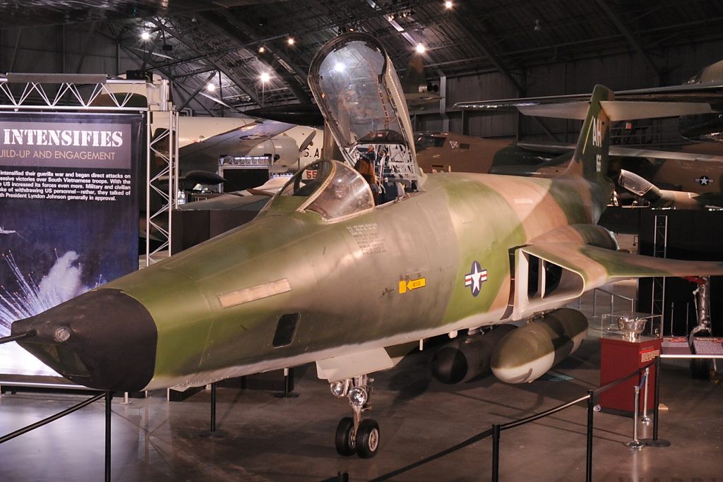 National Museum USAF to Open an Aircraft One Day Each Month 11 McDonnell RF 101C Voodoo in the Southeast Asia War Gallery at the National Museum of the United States Air Force. U.S. Air Force photo