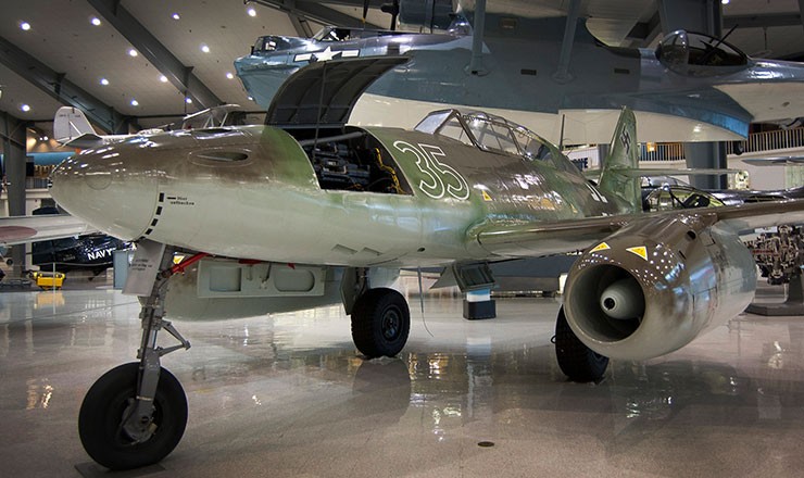 Profile of the Harold Pitcairn Wings of Freedom Aviation Museum 27 Me 262 1