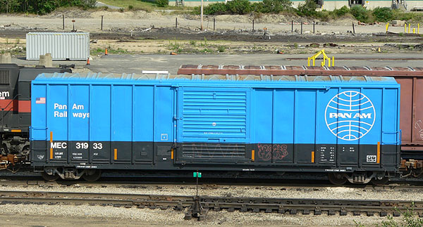 My SkyCart - PanAm Heritage Cart 13 One of the rail cars owned by Pan Am Railways. (photo via Wikipedia)