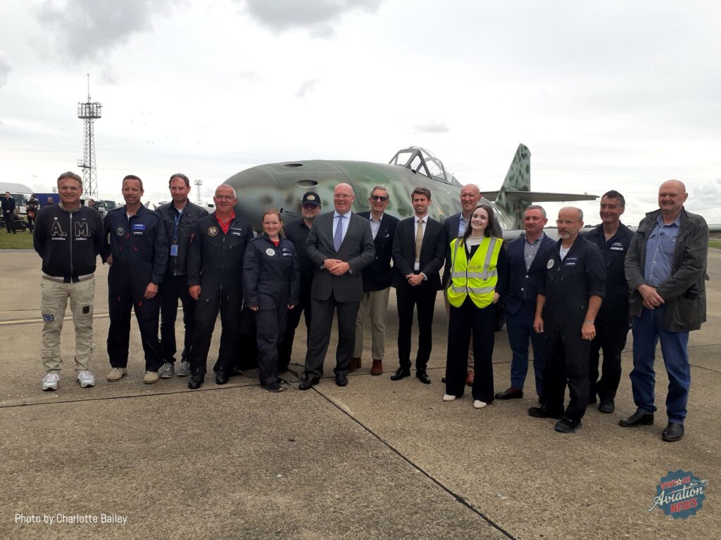 Messerschmitt Me262 Celebrated in UK Skies 12 Messerschmitt Me262 D IMTT