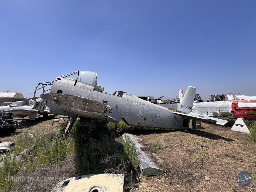 March Field Air Museum's Mexican Trojan 17 Mexican Air Force T 28A Trojan at March Field Air Museum 3832