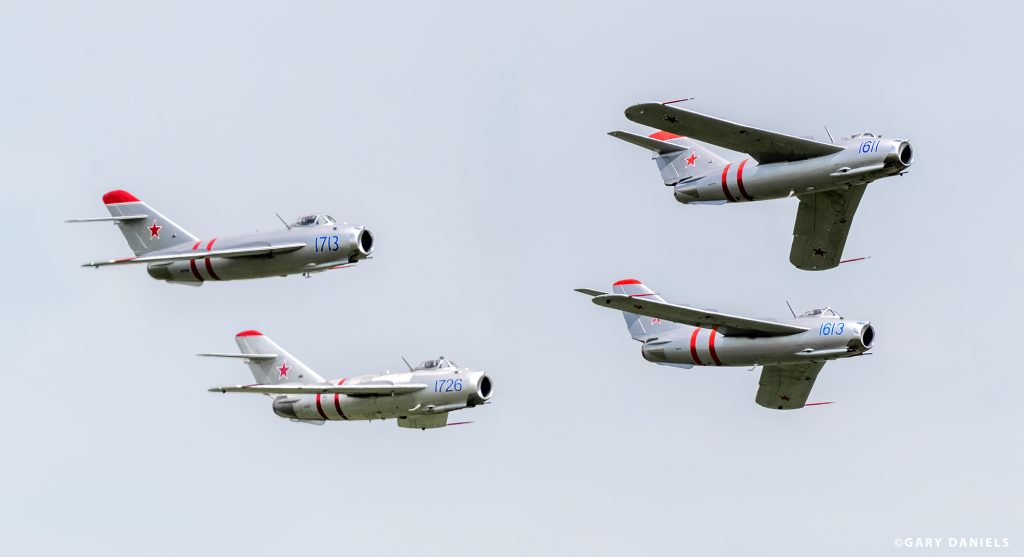 MiG-17 Milestone: Four-Jet Formation Shakes Up Barksdale Airshow 10 MiG BAFB Gary Daniels 16