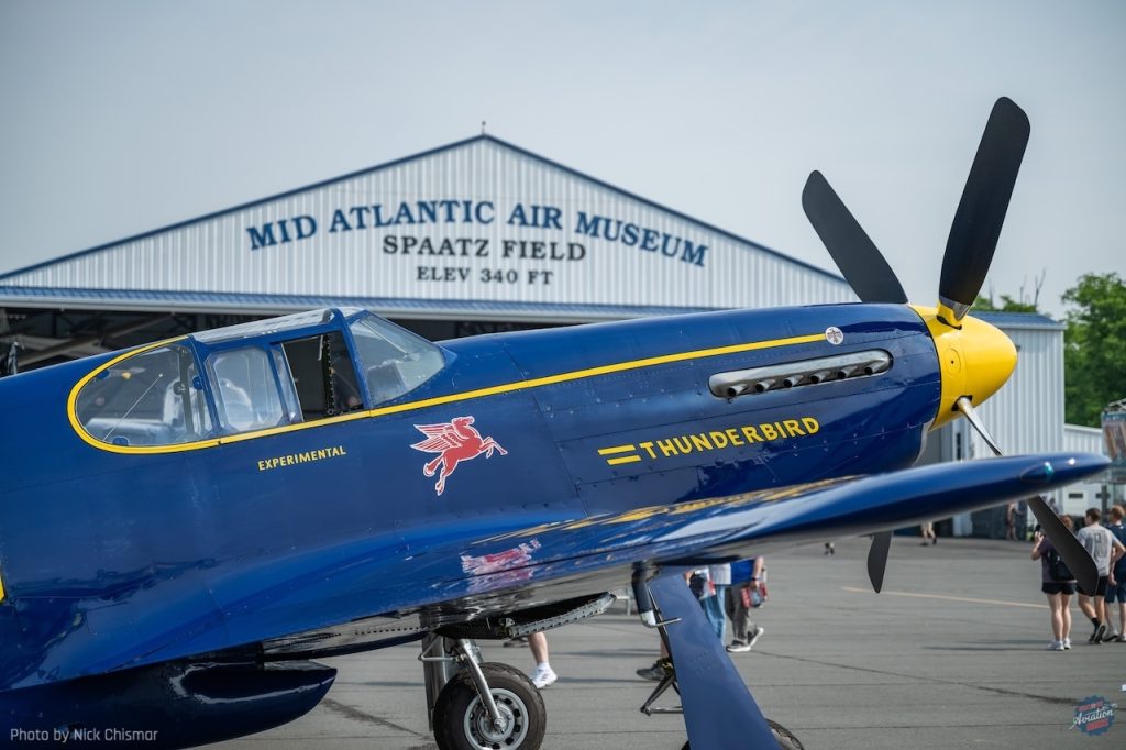 Mid-Atlantic Air Museum’s 34th Annual WWII Weekend 65 Mid Atlantic Air Museums 34th Annual WWII Weekend P51C Thunderbird