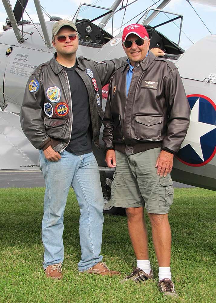 "Stearman Mike" A Midwest Warbird Pilot's Dedication to Keeping a Famous Trainer Flying 11 Mike Porter and his dad