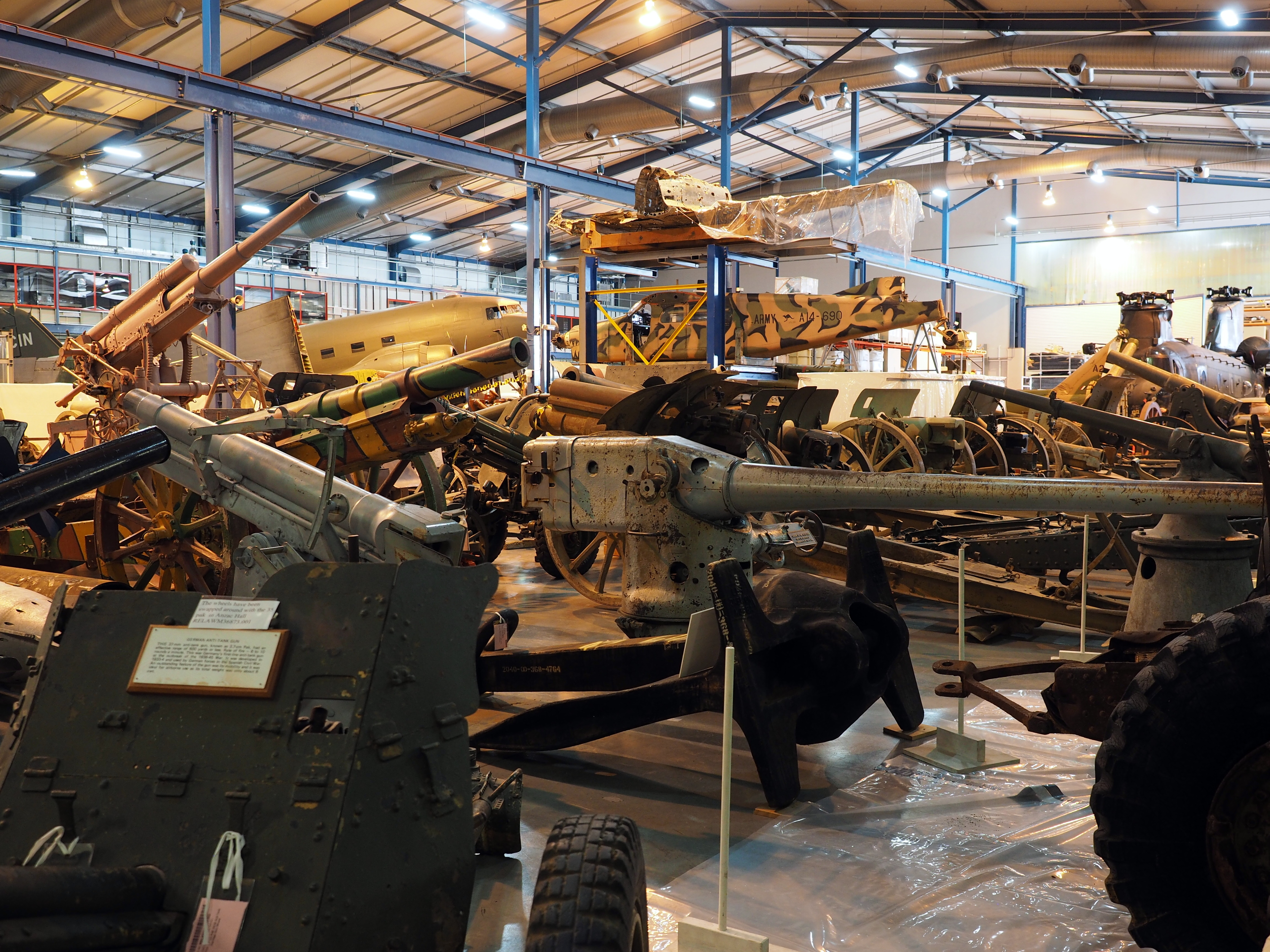 Australian War Memorial - Aviation Treasure Trove in New Storage Facility! 10 Military aircraft and equipment at the Treloar Technology Centre September 2016