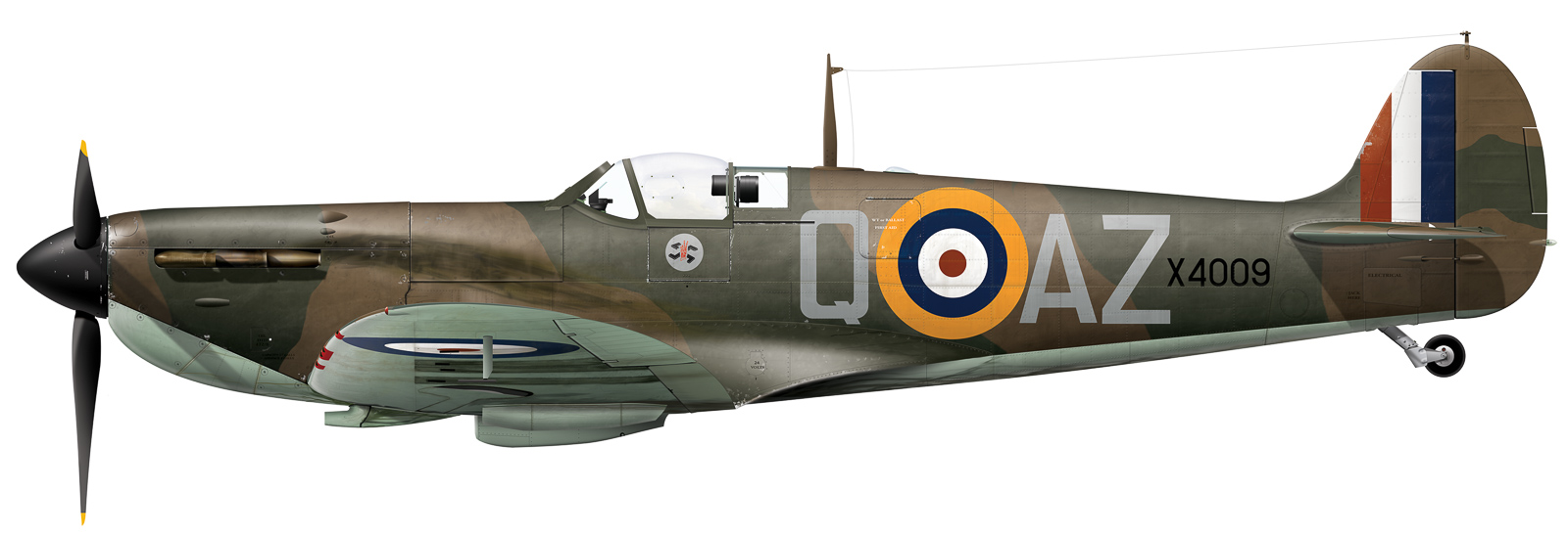 Supermarine Spitfire Mk.I X4009 - Restoration Update - August, 2022 14 MkIA QA Z