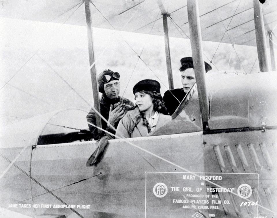 Lockheed Martin On The Big Screen 11 Model T trainer in the 1915 movie The Girl From Yesterday