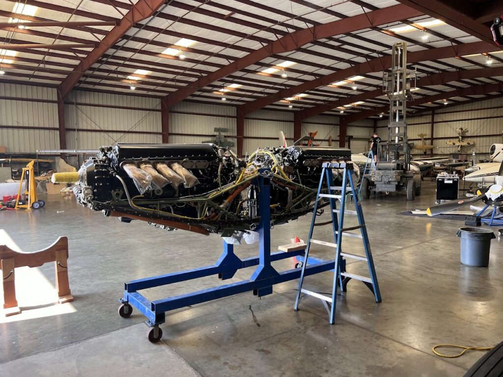 Mosquito T.43 NZ2308 Undergoes Reassembly at Chino 15 Mosquito TMk.43 NZ2308 Undergoes Reassembly at Chino 4379