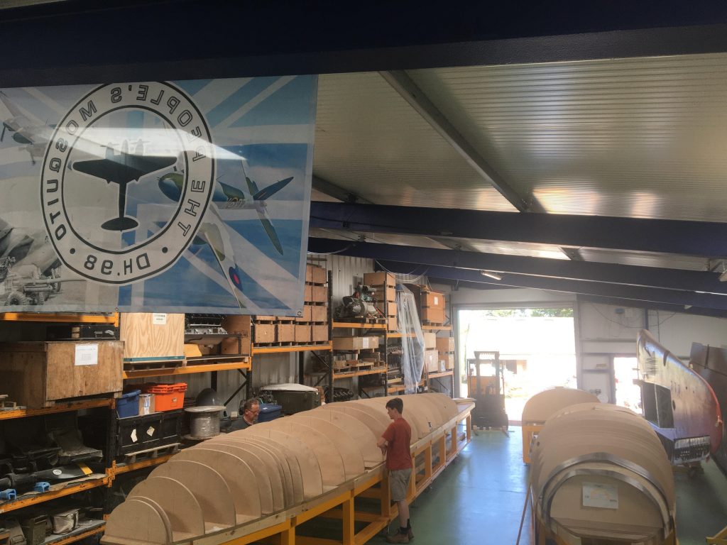 80 Years On, The de Havilland Mosquito Takes Shape Once Again 11 Mould A and B branding