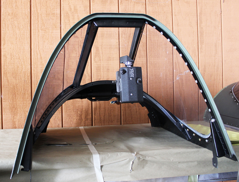 XP-82 Twin Mustang - February/March 2017 - Restoration Update 19 Th gun strike camera in its position. (photo via Tom Reilly)