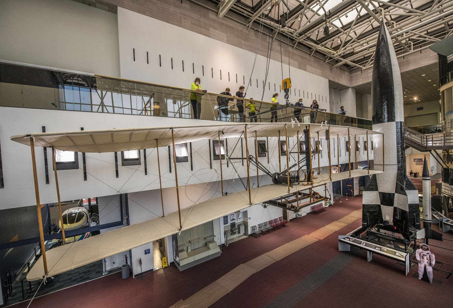 National Air and Space Museum Will Open Renovated West End in October 11 Moving an artifact as priceless as the 1903 Wright Flyer