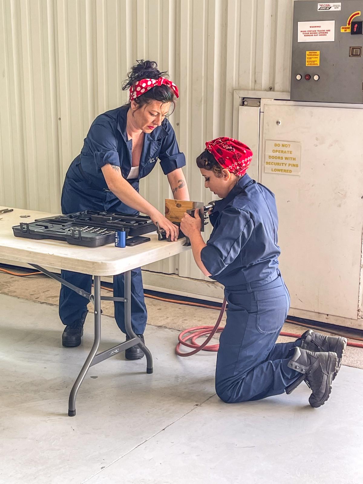National Rosie the Riveter Day This Saturday at the Military Aviation Museum 12 Museum Aircraft Maintainers
