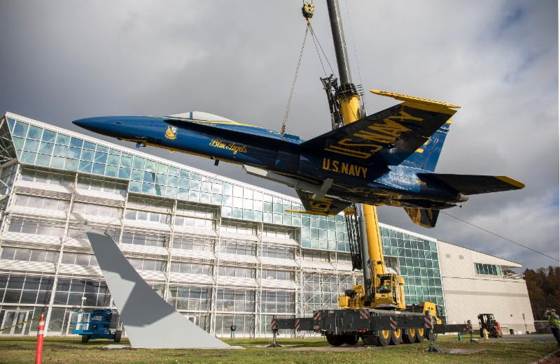 Blue Angels Launch at Jet Blast Bash Festival 10 Museum of Flight Puts Blue Angel on a Pedestal