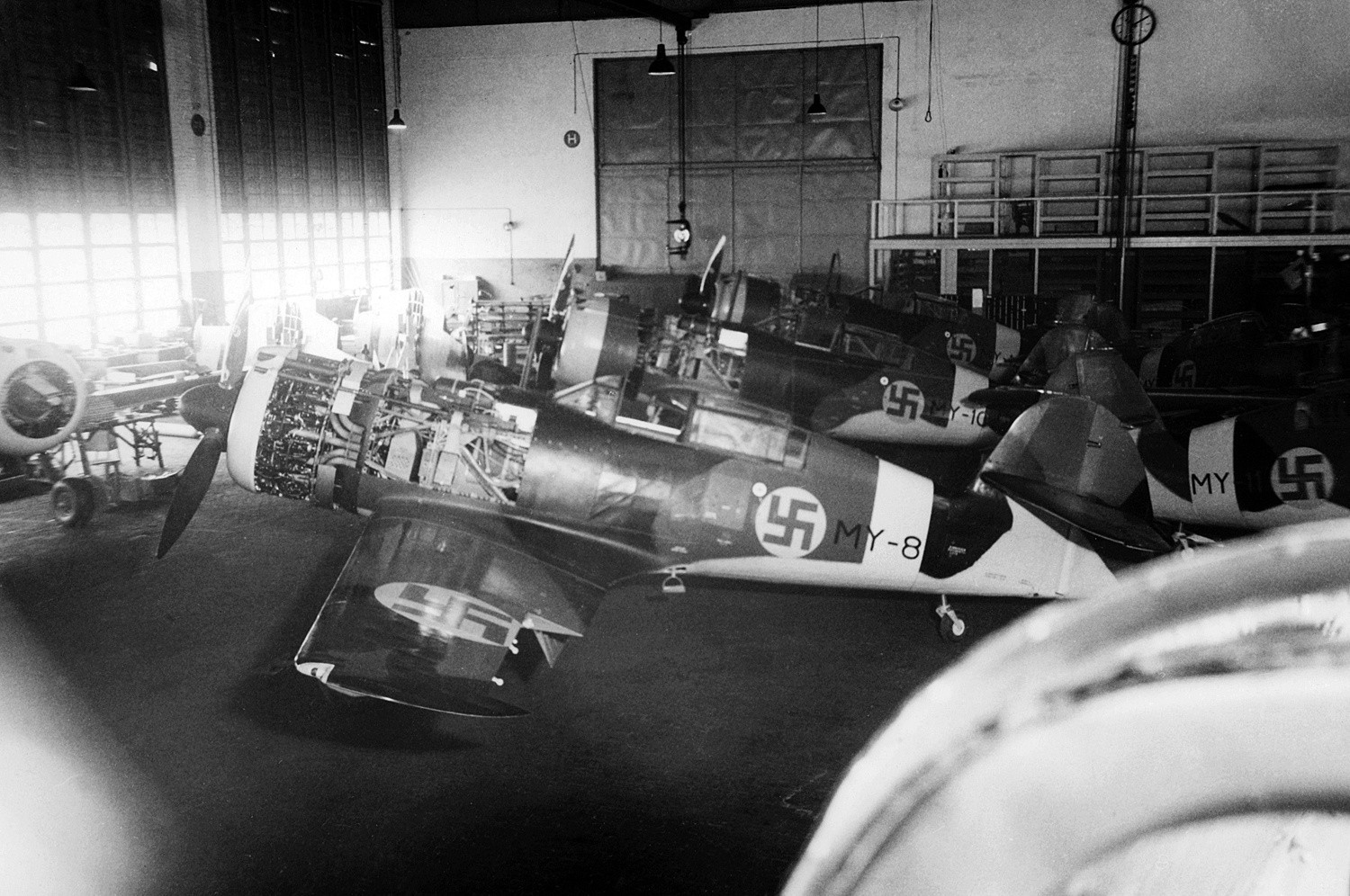 The Finnish Storm: VL Myrsky II Restoration Project 14 Myrsky IIs at the Finnish State Aircraft Factory