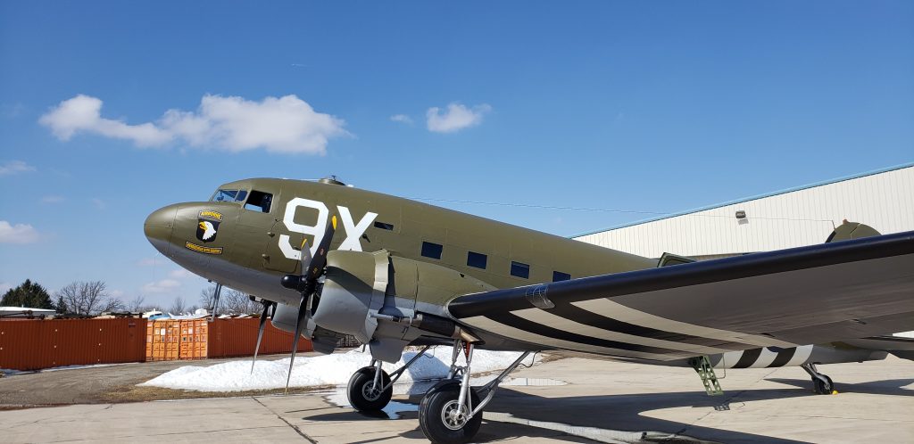 D-Day Squadron's Mighty Fifteen - The American Contingent Flying to Normandy 24 N150D LH Front Side