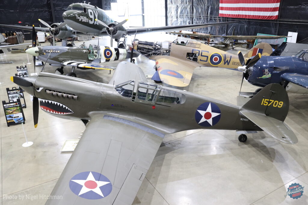 A Visit to The Dakota Territory Air Museum 19 N2416X Curtiss P 40E DTAM Aug 2023 R6 0958