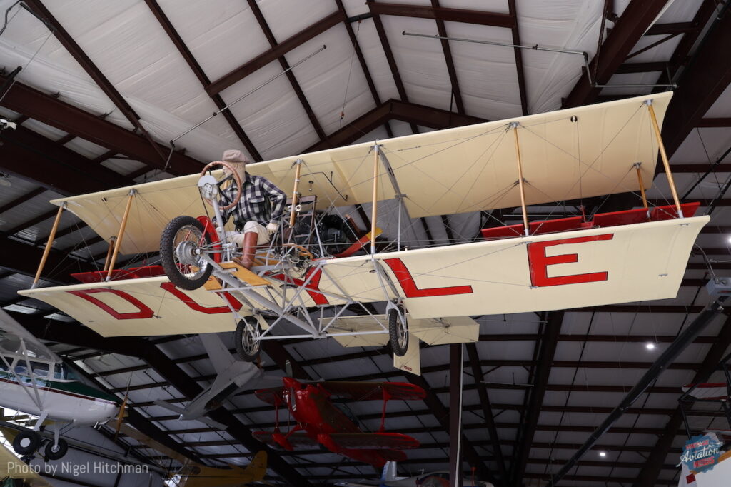 A Visit to The Dakota Territory Air Museum 25 N28CD Curtiss MR 1 Pusher DTAM Aug 2023 R6 0793