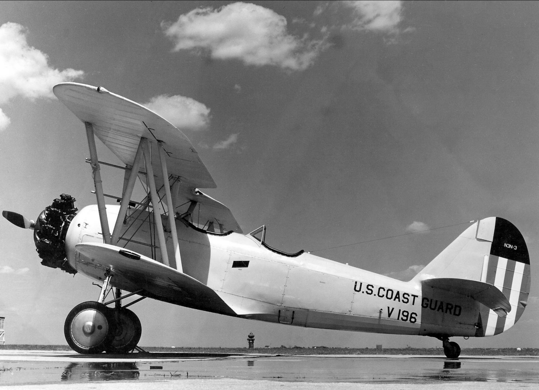 Randy's Warbird Profiles: Naval Aircraft Factory N3N-3 Canary BuNo 2582 31 N3N 3 USCG at Floyd Bennett Field NY 1943