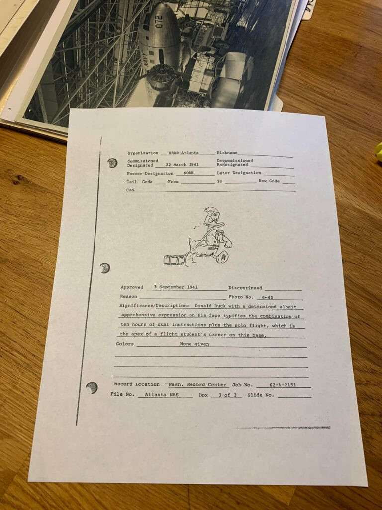 The Walt Disney Studios and World War II, New Exhibit Opening at The Museum of Flight 12 NAS Atlanta Donald Duck NAVY Application