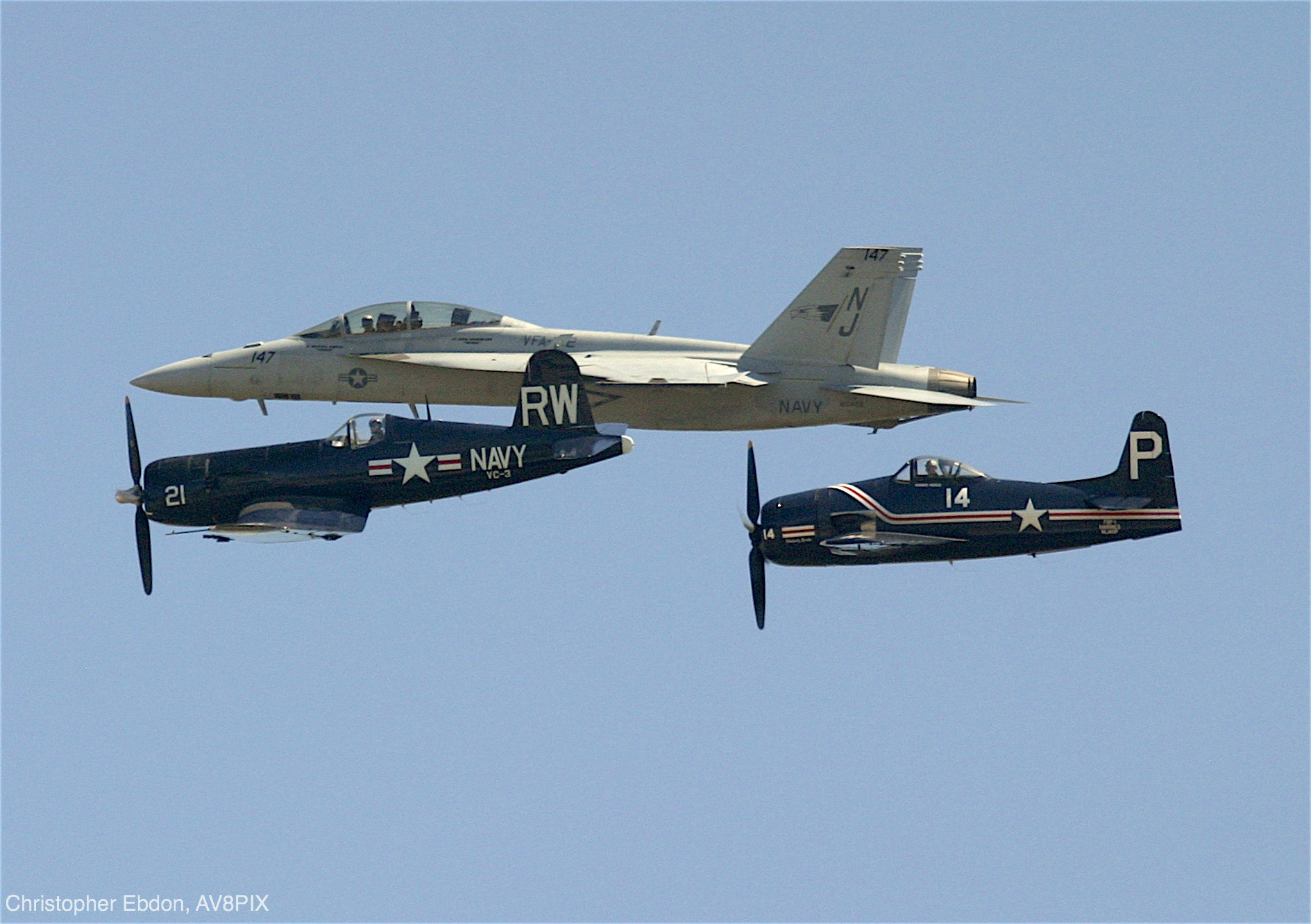 Navy Tailhook Legacy Flight Foundation Debuts 12 Photo by Christopher Ebdon, AV8PIX