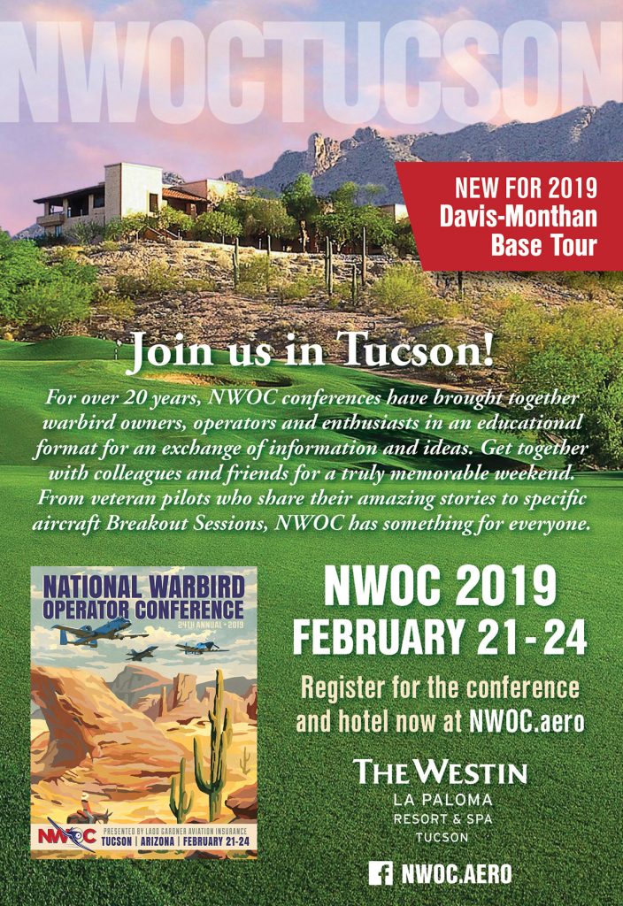 National Warbird Operator Conference Set for 2019 11 NWOC Facebook Ad Warbird Digest 1200px 1