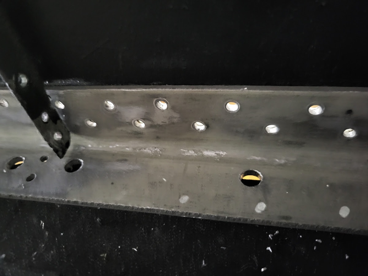 Avro Lancaster B.VII NX611 ‘Just Jane’ – Restoration Update 253 14 NX611 nose section transport joint damage