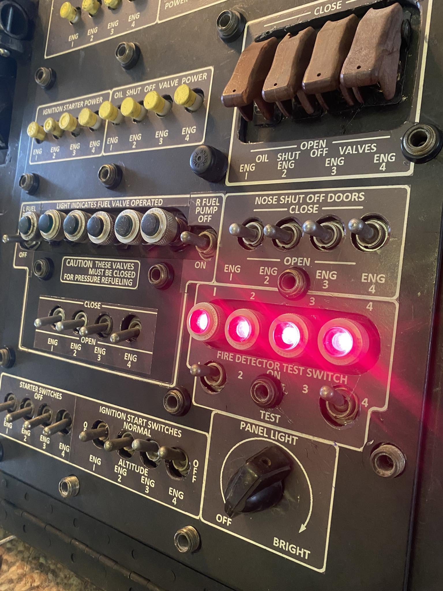 Building the Last Convair B-36: Handmade Peacemaker Cockpit Project Progresses 19 Navigator Position Lights 2