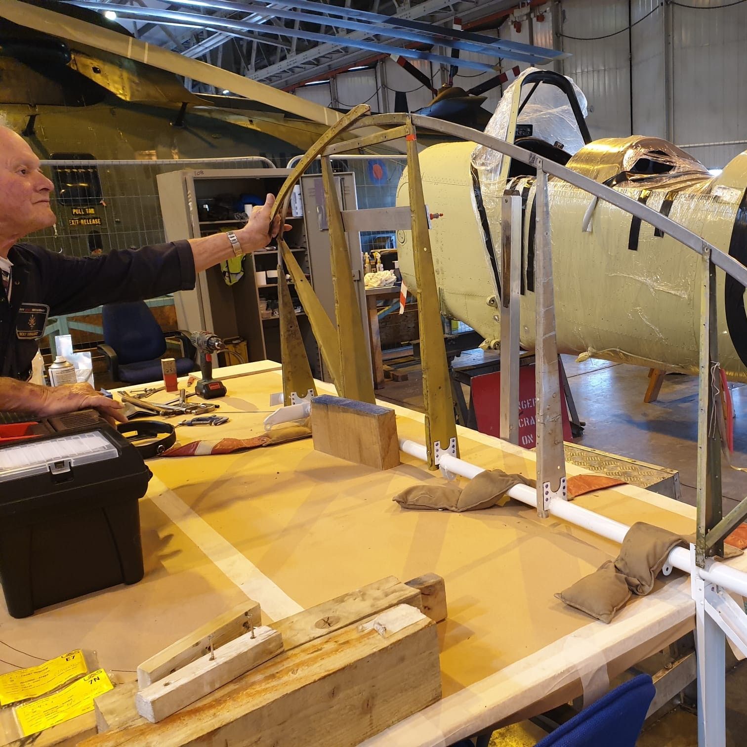 Navy Wings Completes Chipmunk Restoration 13 Navy Wings Chipmunk G RNVR 2