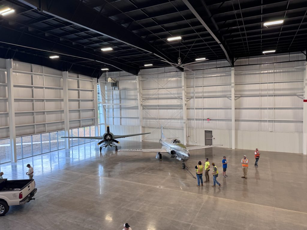 Hickory Aviation Museum Welcomes First Aircraft Into New Home 12 New Chapter Begins as Historic Aircraft Move Into Hickory Aviation Museums Future Facility