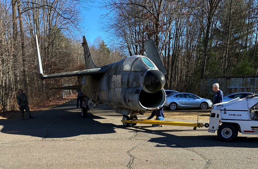 New England Air Museum’s A-7D Corsair II Restoration 11 New England Air Museums LTV A 7D 4 CV Corsair II serial number 69 6201