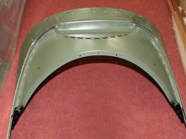 XP-82 Twin Mustang Restoration - April Update 15 The newly-repaired right-hand glare shield. (photo via Tom Reilly)