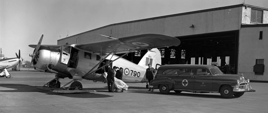 Yanks Norseman Nears Completion 11 Noorduyn Norseman Mk.VI medevac RCAF Serial No 790 17 Mar. 1954 Library and Archives Canada MIKAN No.4448522 via Harold Skaarup