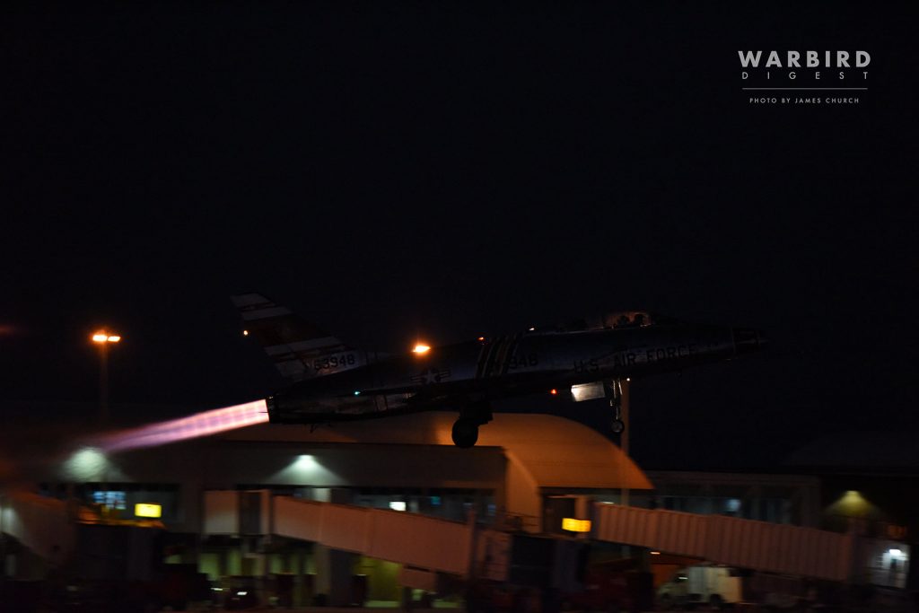 Hun Hibernation - Cutshall's F-100 Last Flight of The Year 10 North American F 100F Super Sabre N2011V 6 o