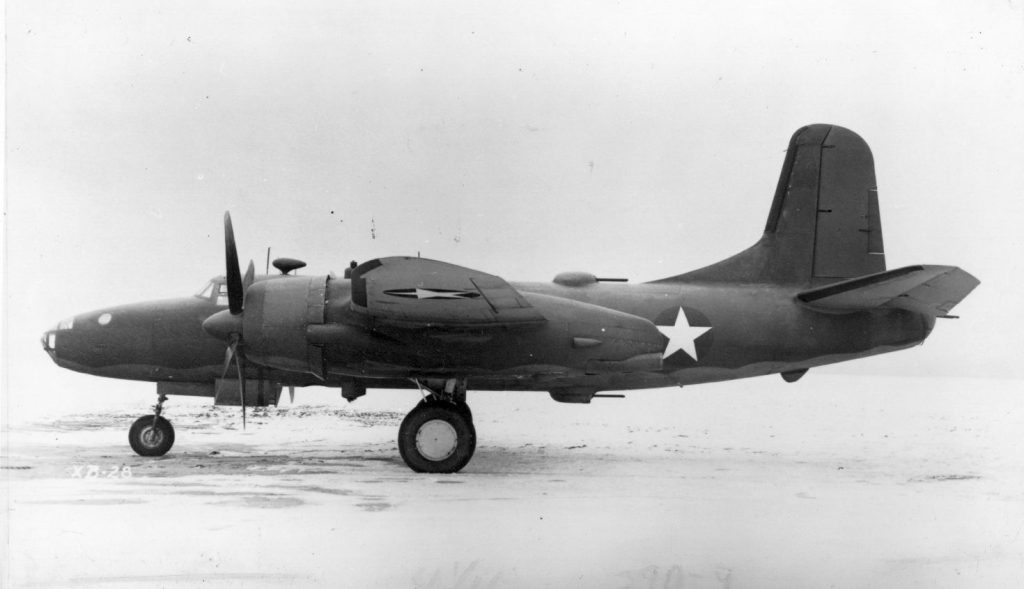 Today in Aviation History: First Flight of The North American XB-28 Dragon 11 North American XB 28 side view