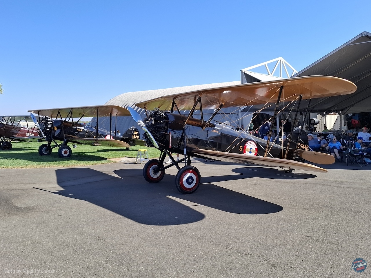 Ala Doble Fly-In 2025: Nigel Hitchman Captures a Spectacular Vintage Aviation Gathering 12 Northwest Airways Waco CTO C7446 and ASO NC1826