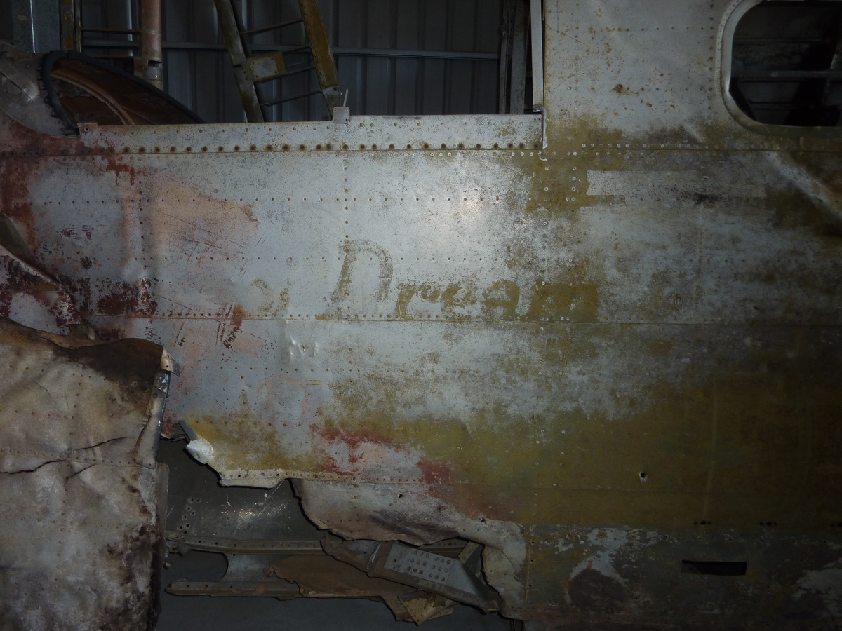 Reevers Rescues a Combat Veteran B-25D Downunder 11 Nose name