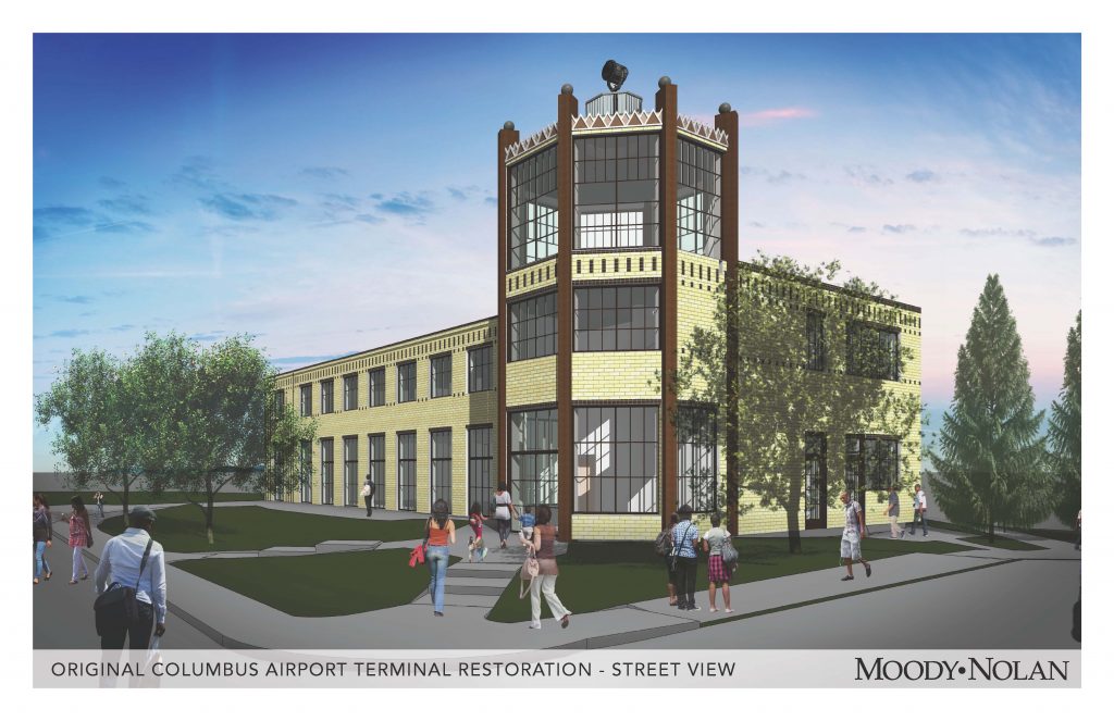 Ohio Air & Space Hall of Fame and Museum Signs Lease for 1929 Port Columbus Terminal and Tower 12 OASHOF CMH street view