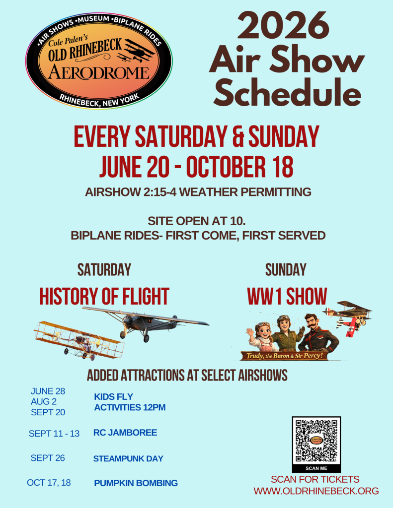 Old Rhinebeck Aerodrome Announces 2026 Airshow Season and Special Events 10 Old Rhinebeck Aerodrome Announces 2026 Airshow Season and Special Events 1