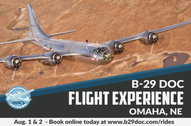 B-29 Doc Flight Experience Tour Visiting Omaha 10 Omaha Events