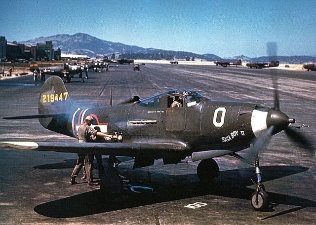 Today in Aviation History: First Flight of the Bell P-63 Kingcobra 11 P 39N Airacobra of the 357th Fighter Group at Hamilton Field in July 1943