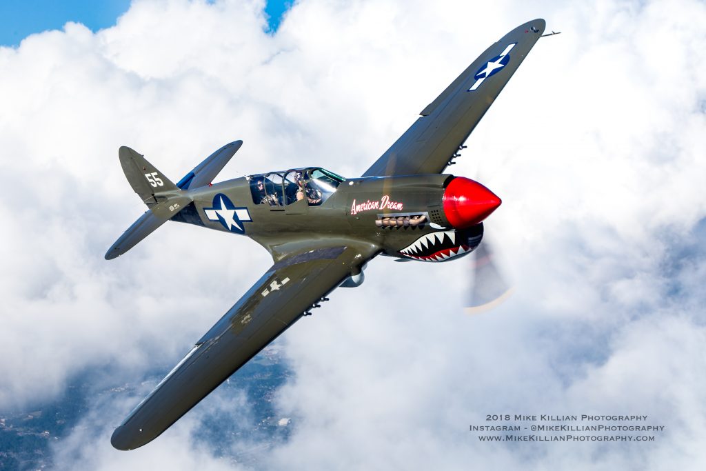 Warbird Adventures Will Move to Ninety Six, South Carolina 12 P 40 American Dream