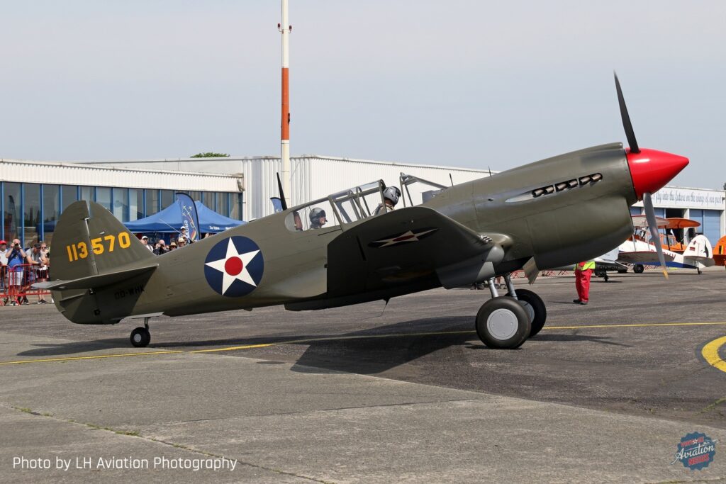 Combat Veteran P-40E Makes First Public Appearance In Belgium 10 P 40E Warhawk 41 13570