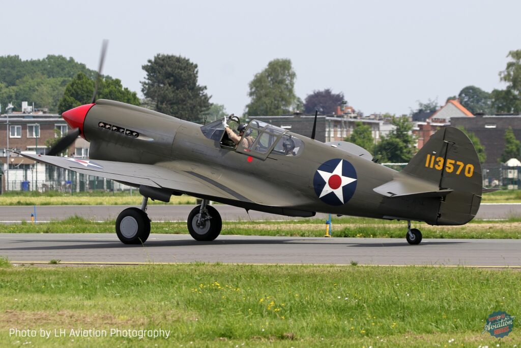 Combat Veteran P-40E Makes First Public Appearance In Belgium 17 P 40E Warhawk 41 13570 3