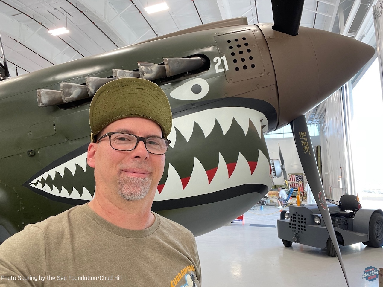 Soaring by the Sea Foundation Repaints P-40 Warhawk in Honor of Pappy Boyington 22 P 40N 1 Warhawk serial number 42 104730 1314